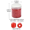 1300Pcs Baking Paint Glass Round Seed Beads SEED-YW0002-20B-3