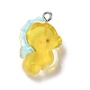 Ocean Theme Transparent Resin Cartoon Pendants CRES-F024-01H-2