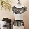 Polyester Tassel Lace Trim SRIB-WH0011-251A-01-5