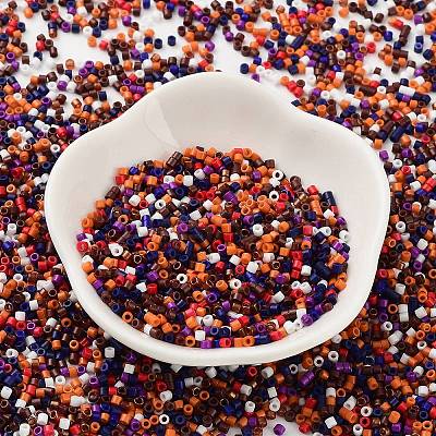 Baking Paint Glass Seed Beads X-SEED-S042-05B-49-1