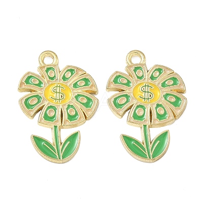 Alloy Enamel Pendants ENAM-I082-01G-01-1