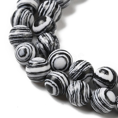 Synthetic Malachite Dyed Beads Strands G-P507-02A-05-1