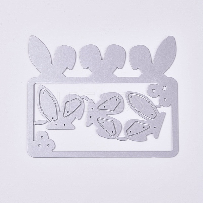 Bunny Carbon Steel Cutting Dies Stencils DIY-E020-02-1