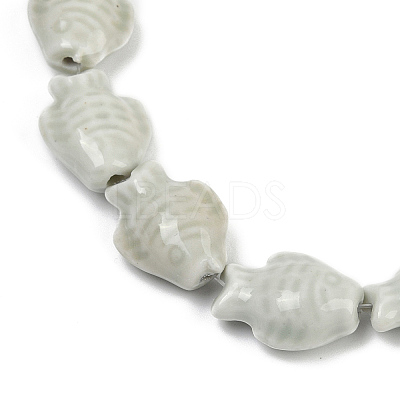 Handmade Porcelain Beads Strands PORC-P030-01A-05-1