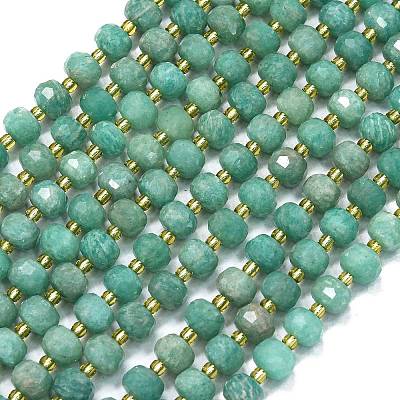 Natural Amazonite Beads Strands G-K389-E02-01-1