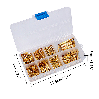 Iron Slide On End Clasp Tubes IFIN-PH0024-16G-1