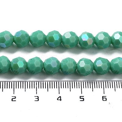 Opaque Glass Beads Strands EGLA-A035-P8mm-L13-1