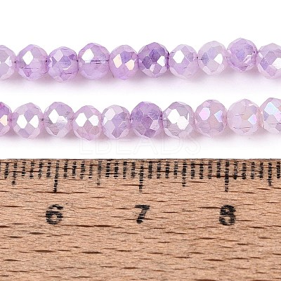 Electroplate Crackle Imitation Jade Glass Beads Strands LS-EGLA-Q131-02A-05-1