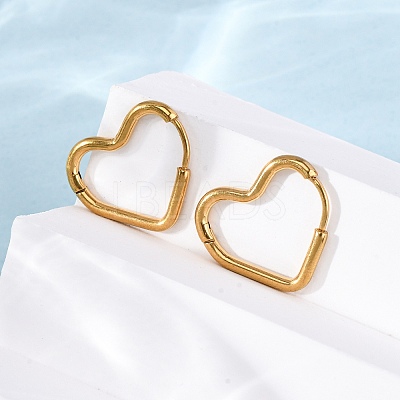 201 Stainless Steel Hoop Earrings EJEW-Z127-01G-05-1