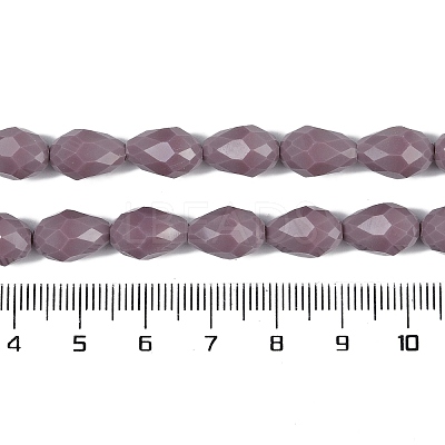 Opaque Solid Color Beads Strands EGLA-N013-P8mm-D09-1