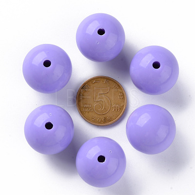 Opaque Acrylic Beads MACR-S370-C20mm-SS2114-1