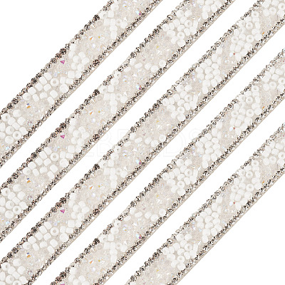 Hotfix Rhinestone Ribbon Trimming DIY-TAC0051-002D-1-1