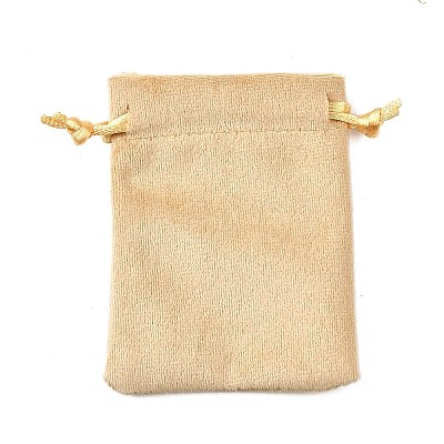 Velvet Jewelry Drawstring Storage Pouches ABAG-P013-02D-09-1