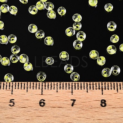 8/0 Inside Colours Transparent Glass Seed Beads SEED-T007-06C-1