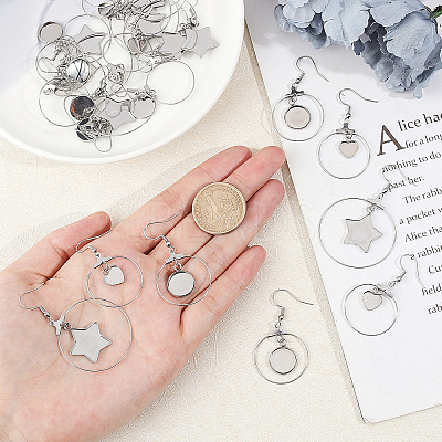 Stainless Steel Dangle Earrings STAS-UN0012-01-1