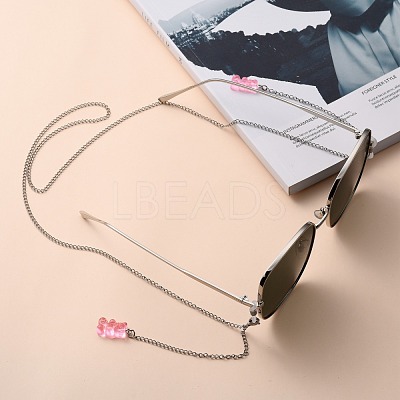 304 Stainless Steel Eyeglasses Chains AJEW-EH00207-03-1