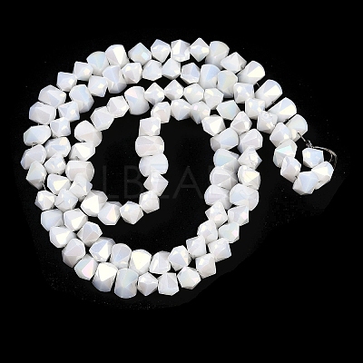 Electroplate Glass Beads Strands EGLA-B009-05A-12-1
