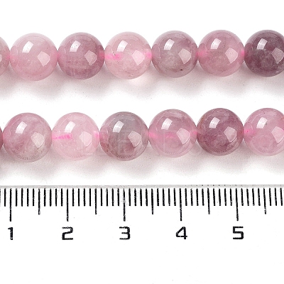 Natural Madagascar Rose Quartz Beads Strands G-B076-A01-02-1