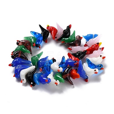 Handmade Lampwork Beads LAMP-F020-08-1