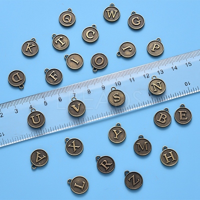 Alloy Pendant Cabochon Settings For Enamel PALLOY-YW0001-10AB-1