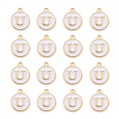 Golden Plated Alloy Charms X-ENAM-S118-01U-1