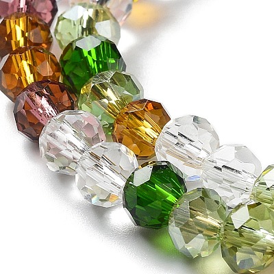 Glass Beads Strands EGLA-A034-M6mm-26-1