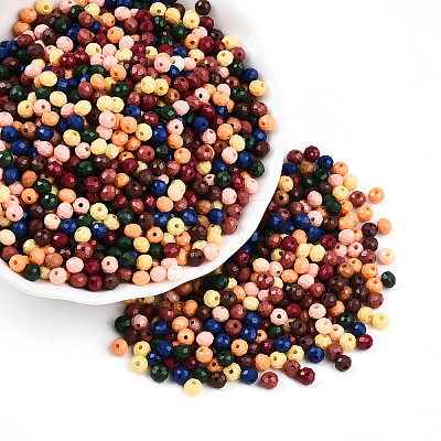 Opaque Colours Glass Seed Beads SEED-N007-19D-1