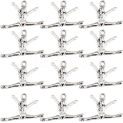 80Pcs Tibetan Style Alloy Pendant TIBEP-SC0002-80-1
