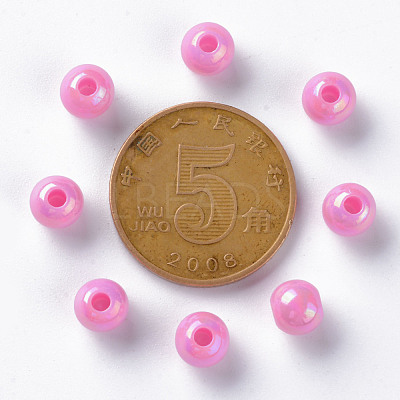 Opaque Acrylic Beads MACR-S370-D6mm-A02-1