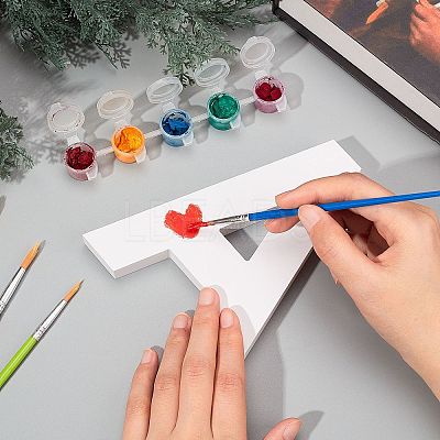 Wooden Letter Ornaments WOOD-WH0104-21-1