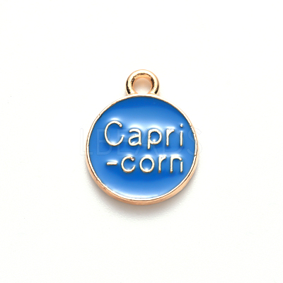 Alloy Enamel Pendants X-ENAM-S124-01B-02E-1