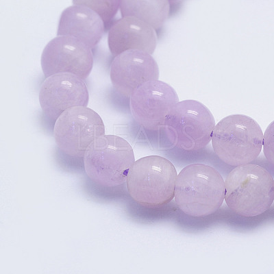 Natural Kunzite Beads Strands G-L478-14-6mm-1