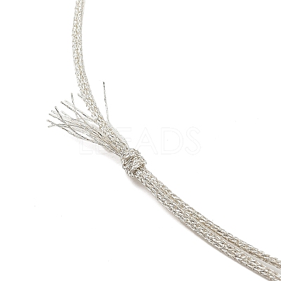 Adjustable Polyester Cord Necklace Making AJEW-JB01379-02-1
