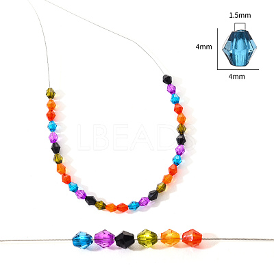 Transparent Acrylic Beads TACR-YW0001-4MM-04-1