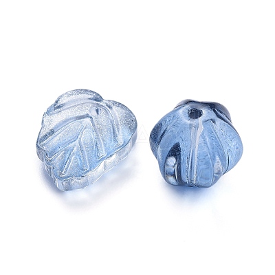 Electroplate Transparent Glass Beads EGLA-L027-D08-1