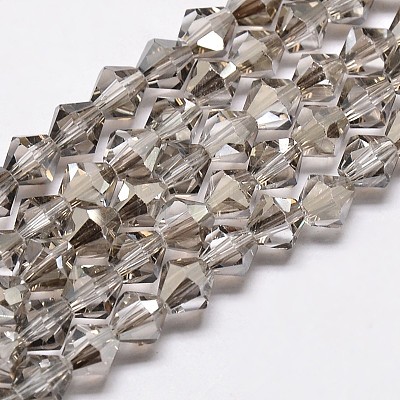 Imitate Austrian Crystal Bicone Glass Beads Strands LS-GLAA-F029-6x6mm-07-1