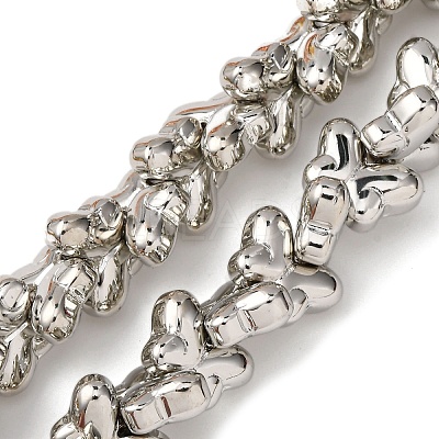 Electroplate Glass Beads Strands EGLA-H109-06E-1