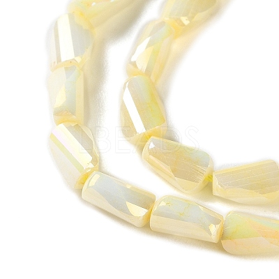 Ombre Effect Dyed Glass Beads Strands GLAA-I059-01D-1
