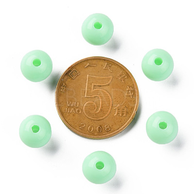 Opaque Acrylic Beads MACR-S370-C8mm-A05-1