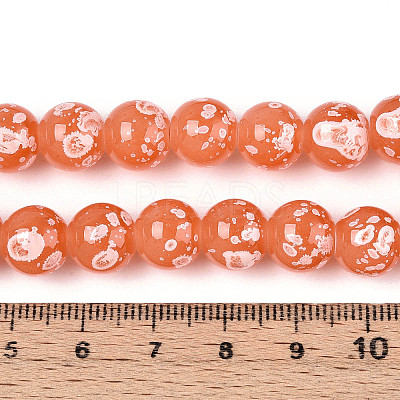 Baking Paint Glass Beads X1-DGLA-N015-10mm-04-1