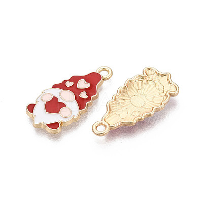 Christmas Alloy Enamel Pendants ENAM-T024-21A-G-1