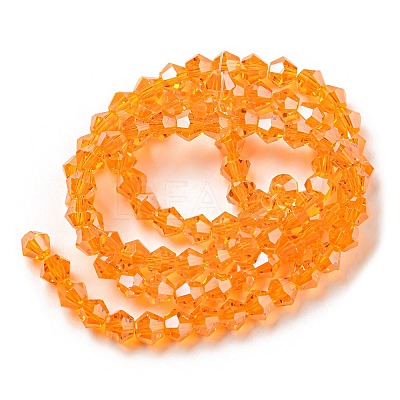 Transparent Electroplate Glass Beads Strands LS-EGLA-A039-T4mm-A23-1