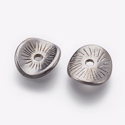 Tibetan Style Wavy Spacer Beads LS-TIBEP-A11067-B-FF-1
