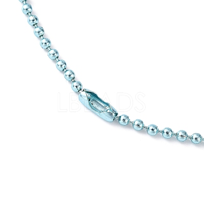 Iron Ball Bead Chains CH-E002-2.4mm-Y03A-1