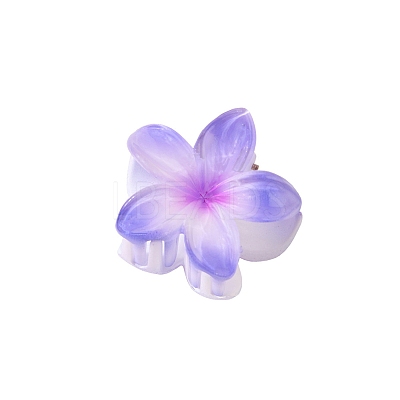 Plastic Claw Hair Clips PW-WG07B2B-13-1
