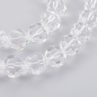 Imitation Austrian Crystal Bead Strands G-M181-10mm-01A-1