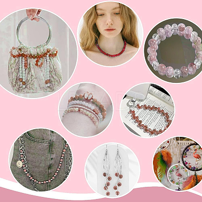 360Pcs 6 Colors Baking Paint Pearlized Glass Pearl Round Beads HY-GA0001-01A-1