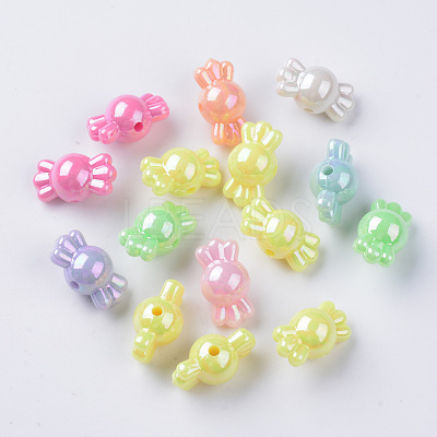 Opaque Acrylic Beads MACR-Q239-009-1