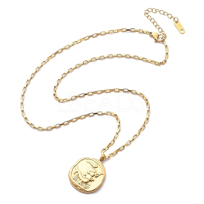 304 Stainless Steel Constellation Pendant Necklaces LS-NJEW-K392-01G-06-1