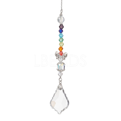 Glass Window Hanging Suncatchers HJEW-JM04524-1
